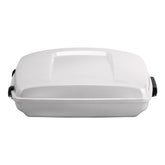 HR3 White Onyx Pearl 5.5" Razor Style Touring Trunk Luggage For 14-24 Touring